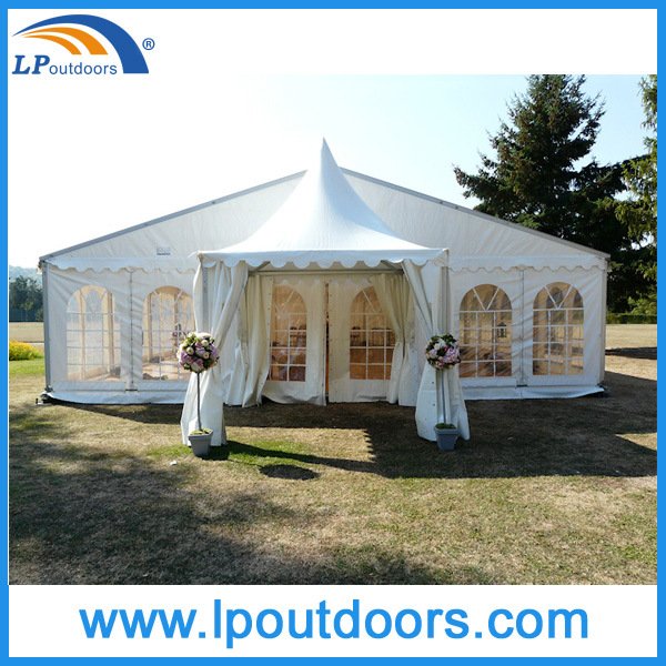 Tienda mixta de lujo para eventos al aire libre con forro