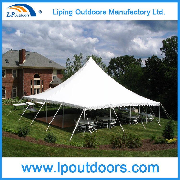 12X18m Event Pegs Pole Tent con Cathedral Windows Walls