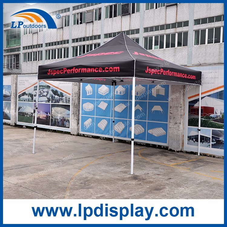 Toldo plegable del tubo de acero hexagonal de los 10ft los x 10ft con el logotipo impreso
